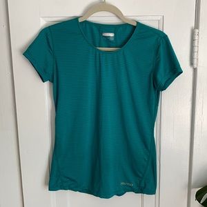 Marmot Teal T-Shirt Short Sleeve Top